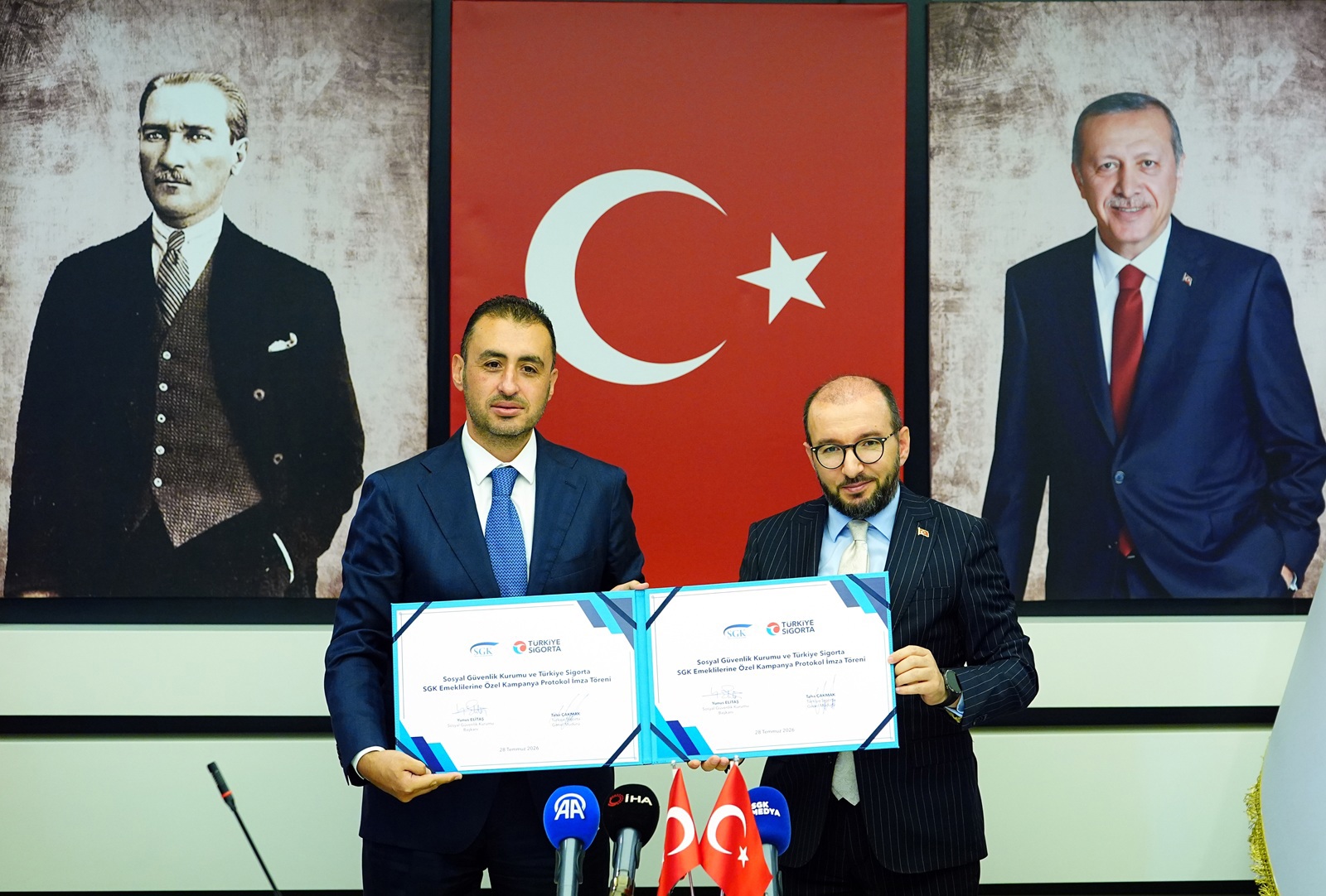 SGK ile Türkiye Sigorta Arasında Emeklilere Özel Protokol İmzalandı